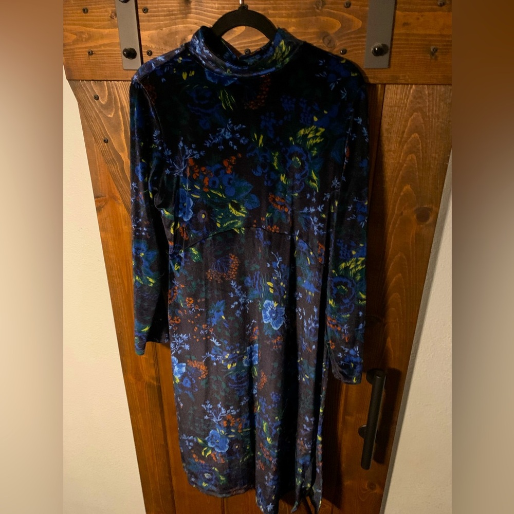 Anthropologie velvet dress 🌻All proceeds to be donated🐝